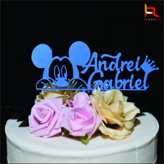 Topper Mickey Mouse personalizat cu nume