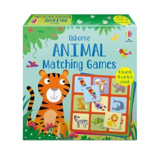 Animal Matching Games and Book, pachet educativ ( carte si joc) Usborne