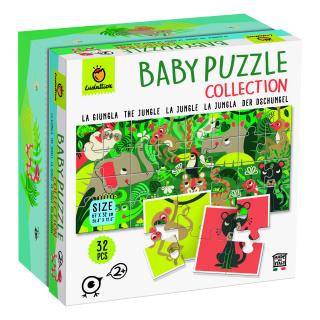 Baby Puzzle - Jungla, Ludattica, 2-3 ani +