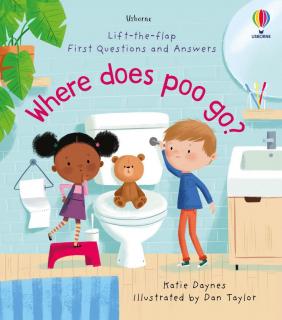 Carte cartonata cu clapete Lift-the-Flap First Questions and Answers Where Does Poo Go?