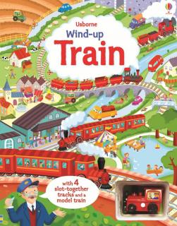 Carte cartonata cu Jucarie Wind-Up Train