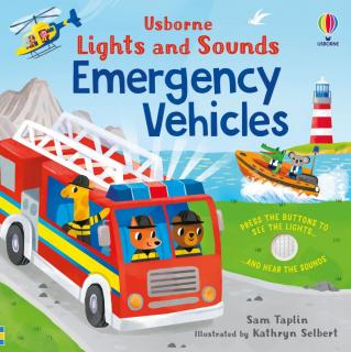 Carte Cartonata cu Sunete si Lumini Lights and Sounds Lights and Sounds Emergency Vehicles