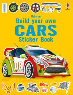 Carte cu autocolante Build Your Own Cars Sticker Book