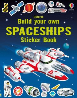 Carte cu autocolante Build Your Own Spaceships Sticker Book