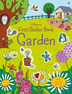 Carte cu autocolante First Sticker Book Garden