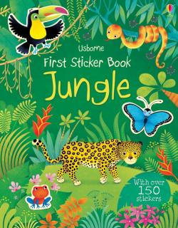 Carte cu autocolante First Sticker Book Jungle