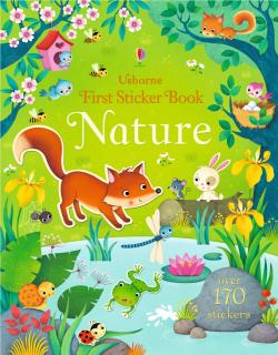 Carte cu autocolante First Sticker Book Nature