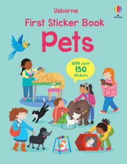 Carte cu autocolante First Sticker Book Pets