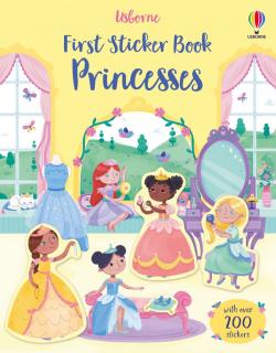 Carte cu autocolante First Sticker Book Princesses