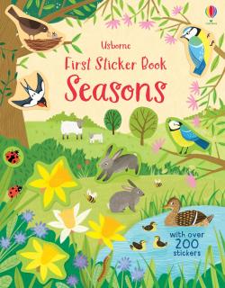 Carte cu autocolante First Sticker Book Seasons