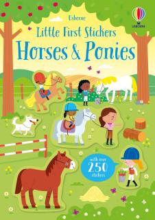 Carte cu autocolante Horses  Ponies Little First Stickers