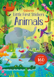 Carte cu autocolante Little First Stickers Animals