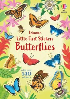 Carte cu autocolante Little First Stickers Butterflies