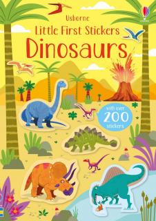Carte cu autocolante Little First Stickers Dinosaurs