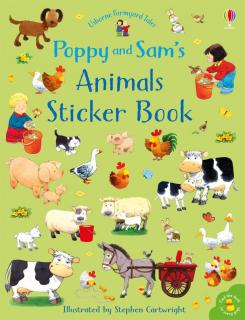 Carte cu autocolante Poppy and Sam s Animals Sticker Book