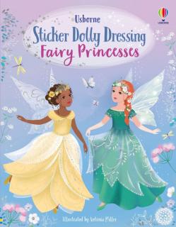 Carte cu autocolante Sticker Dolly Dressing Fairy Princesses