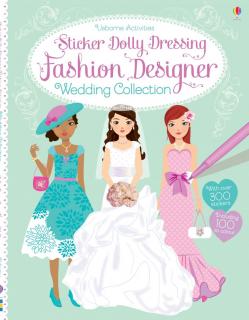 Carte cu autocolante Sticker Dolly Dressing Fashion Designer Wedding Collection