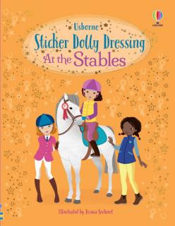 Carte cu stickere, Dolly Dressing  At The Stables