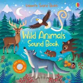 Carte cu sunete Wild Animals Sound Book, Usborne