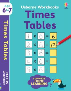 Carte de activitati in limba engleza Usborne Workbooks Times Tables 6-7