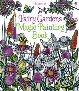 Carte de pictat cu apa Fairy Gardens Magic Painting Book