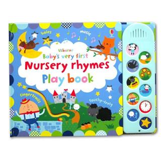 Carte senzoriala cu sunete si clapete Baby,  s very first Playbook: Nursery Rhymes