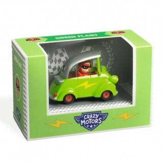 Colectia Crazy Motors Djeco, Masina Green Flash