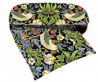 Etui cu textil si protectie ochelari, William Morris