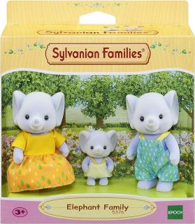 Figurine Sylvanian Families - Familia Elefanteilor