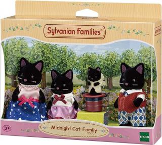 Figurine Sylvanian Families-Familia Pisicutelor Negre