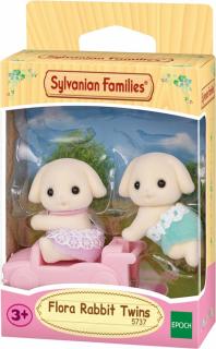 Figurine Sylvanian Families-Gemenii Iepurasi Flora