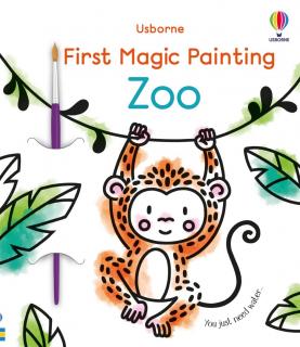 First Magic Painting Zoo Carte de Pictat cu apa