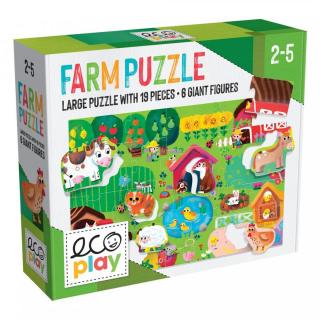 Headu Ecoplay - Puzzle Animalute La Ferma