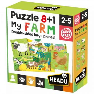 Headu Teacher Tested - 8+1 Primul Meu Puzzle Ferma