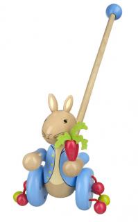 Jucarie de impins Peter Rabbit,  , Orange Tree Toys