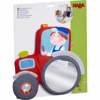 Jucarie senzoriala Tractor pentru bebelusi Haba