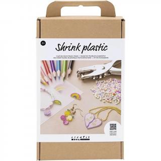 Kit creativ - bijuterii din folii termocontractabile (Shrink plastic)