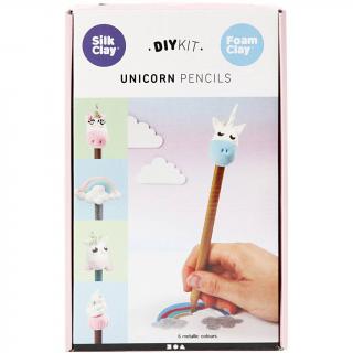 Kit creione unicorn - din plastilina Foam Clay si Silk Clay