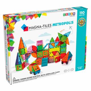 Magna-Tiles Metropolis set magnetic (110 piese)