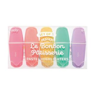 Markere pastel Le BonBon Patisserie - Set de 5