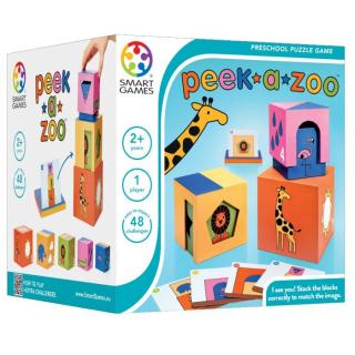 Peek a Zoo, Joc educativ de construit pentru 2 ani +