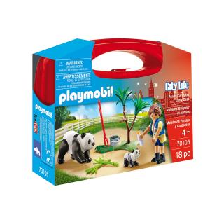 Playmobil - Set Portabil Ursuleti Panda