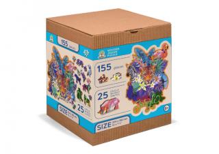 Puzzle din lemn, Jungla, 155 piese