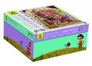 Puzzle Gigant Lumea Povestilor - Hensel si Gretel, Ludattica, 2-3 ani +