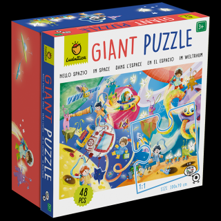 Puzzle Gigant - Spatiul, Ludattica, 4-5 ani +