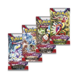 Set 10 cartonase POKEMON TCG Scarlet si Violet, sezon nou 2023