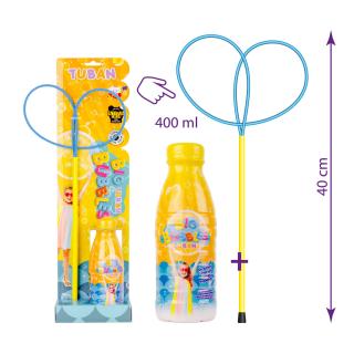 Set Baloane de sapun gigante - accesoriu fluture + solutie 400 ml