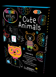 Set Creatie Scratch  Spiral - Animale Dragute