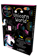 Set Creatie Scratch  Spiral - Lumea Unicornilor