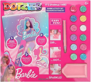 Set creativ 5 in 1, Barbie, pictura cu diamante